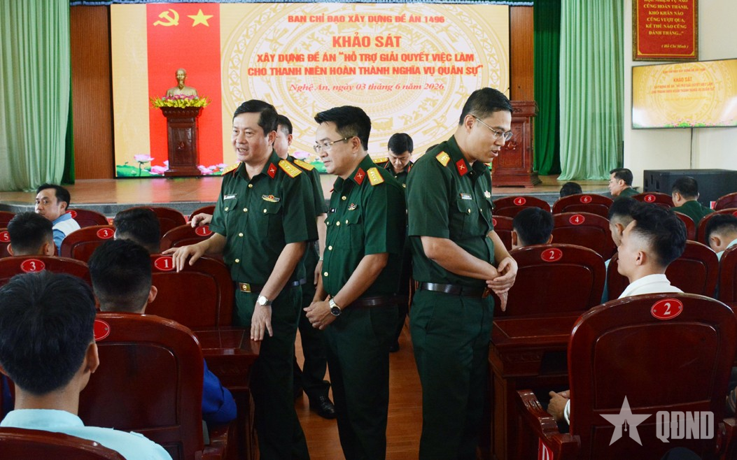 Trường Cao đẳng Nghề số 4 hỗ trợ giải quyết tốt việc làm cho bộ đội xuất ngũ